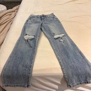 NWOT Judy Blue Wide Leg High waisted jeans size 0